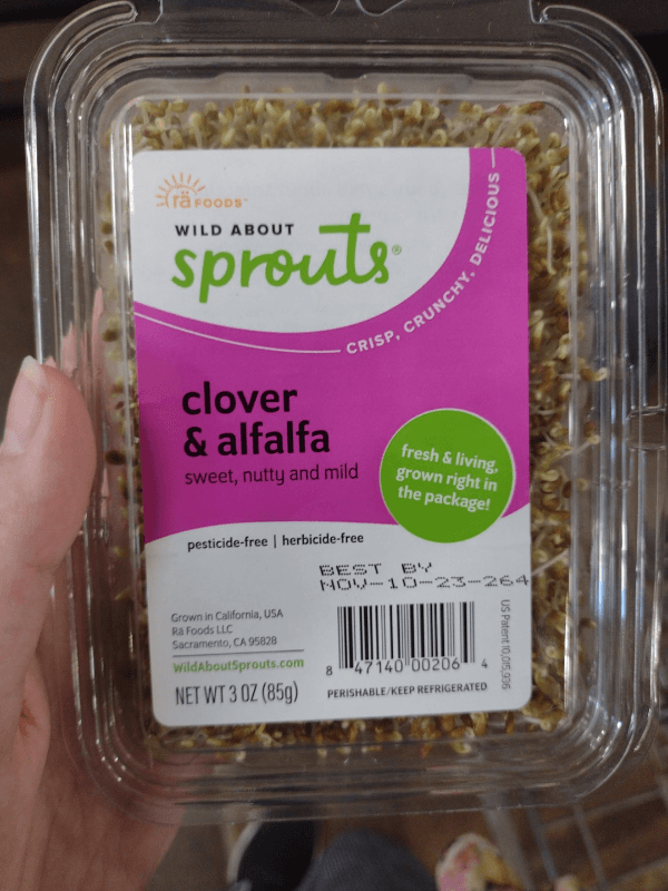 Ra Foods Wild About Sprouts Clover & Alfalfa