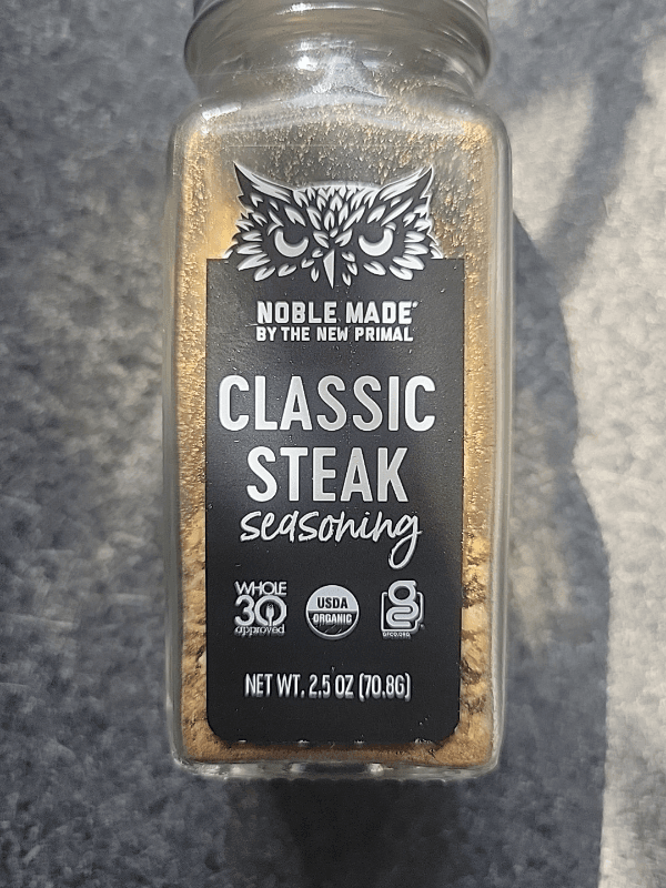 Noble Made By The New Primal Classic Steak Seasoning