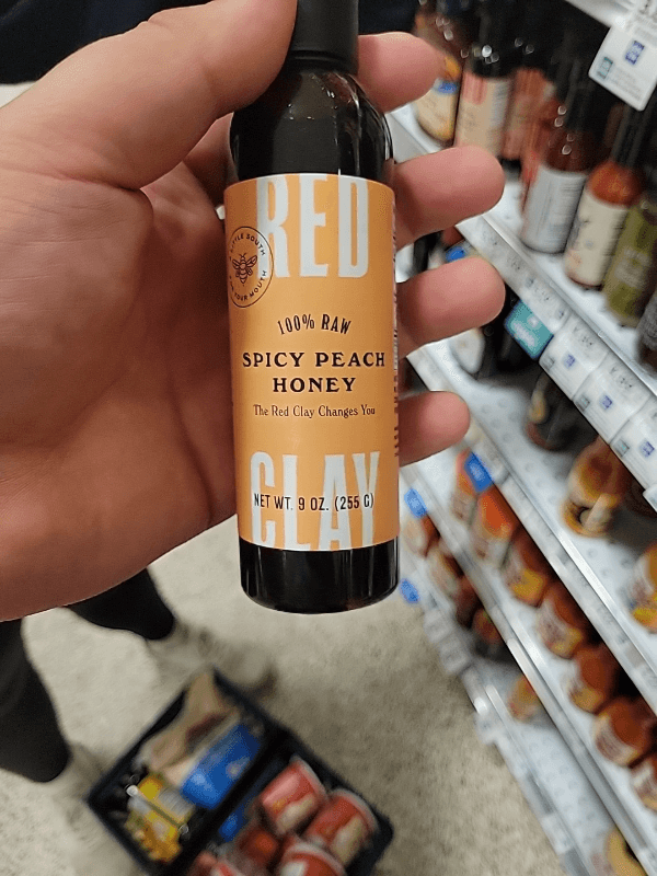 Red Clay 100% Raw Spicy Peach Honey