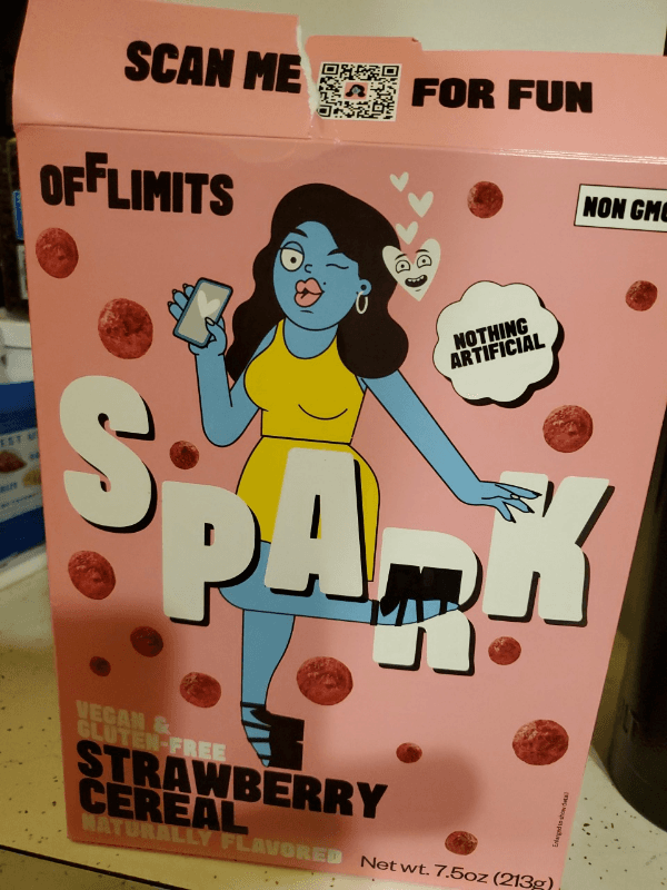 Offlimits Spark Vegan & Gluten-Free Strawberry Cereal