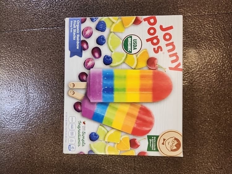 Jonnypops Organic Rainbow Fruit Snacks