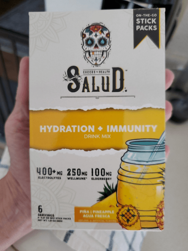 Salud Hydration + Immunity Pineapple Drink Mix