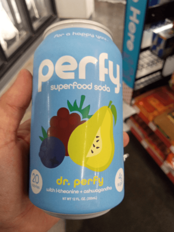 Perfy Superfood Soda Dr. Perfy With L-Theanine + Ashwagandha