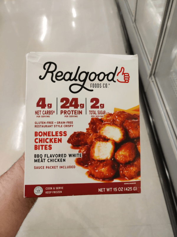 Real Good Foods Bbq Boneless Chicken Bites