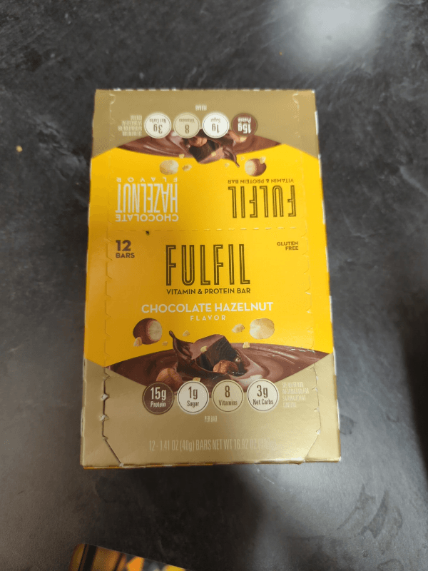 Fulfil Vitamin & Protein Bar Chocolate Hazelnut Flavor