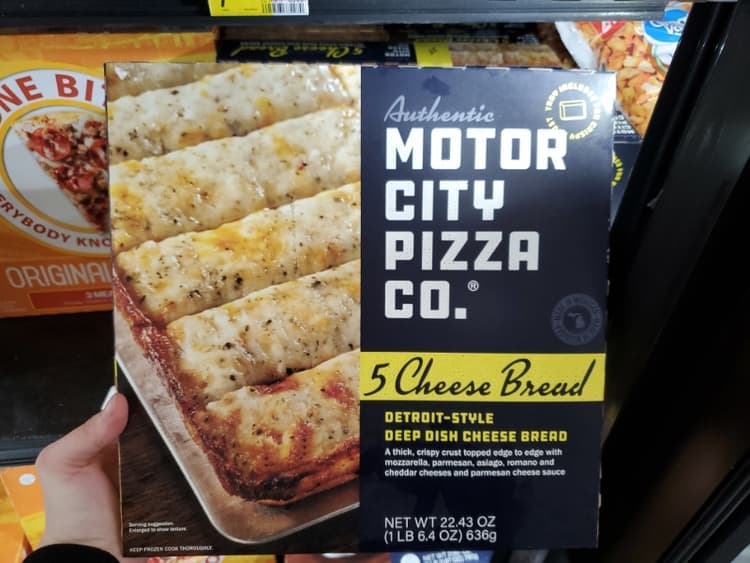 Authentic Motor City Pizza Co. 5 Cheese Bread