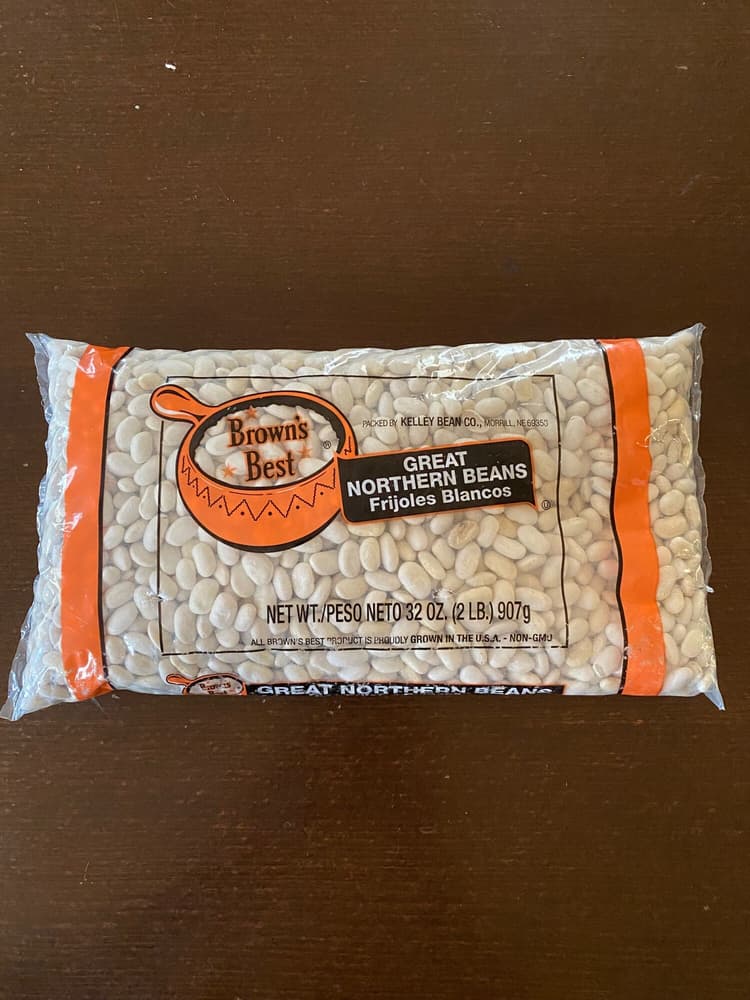Brown'S Best Great Northern Beans Frijoles Blancos
