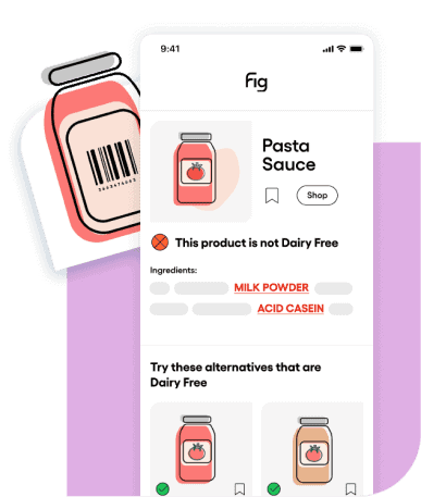 Instantly check if ingredients like oat milk have dairy