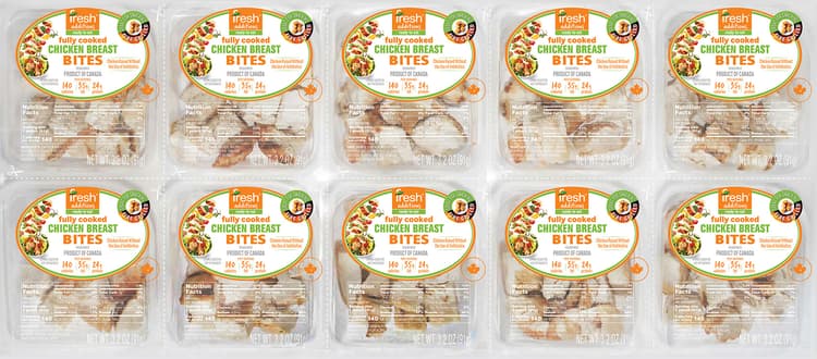 Fresh Additions Ready-To-Eat Fully Cooked Chicken Breast Bites
