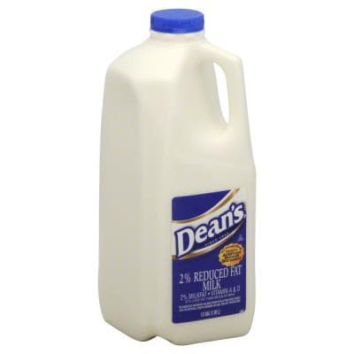 Dean'S Dairy 2% Reduced Fat Milk With Vitamin A And D, Milk Half Gallon - 1 Jug