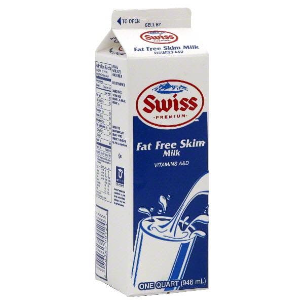 Swiss Milk, Fat Free, Skim
