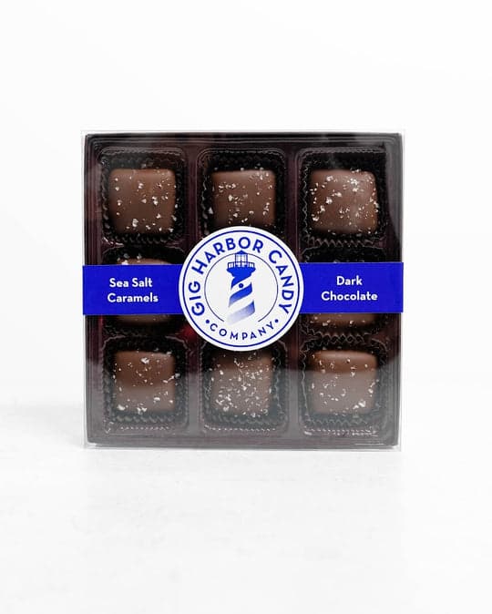 Gig Harbor Candy Company Dark Chocolate Sea Salt Caramels