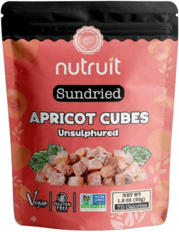 Nutruit Sundried Unsulphured Apricot Cubes