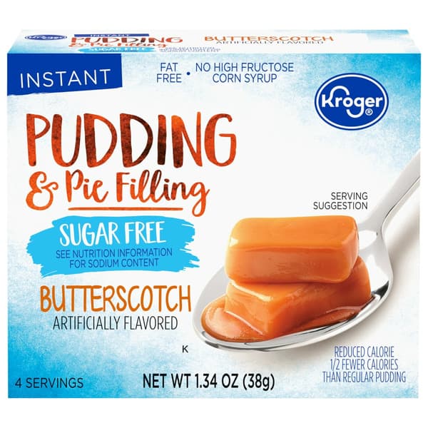 Kroger Sugar Free Butterscotch Pudding & Pie Filling