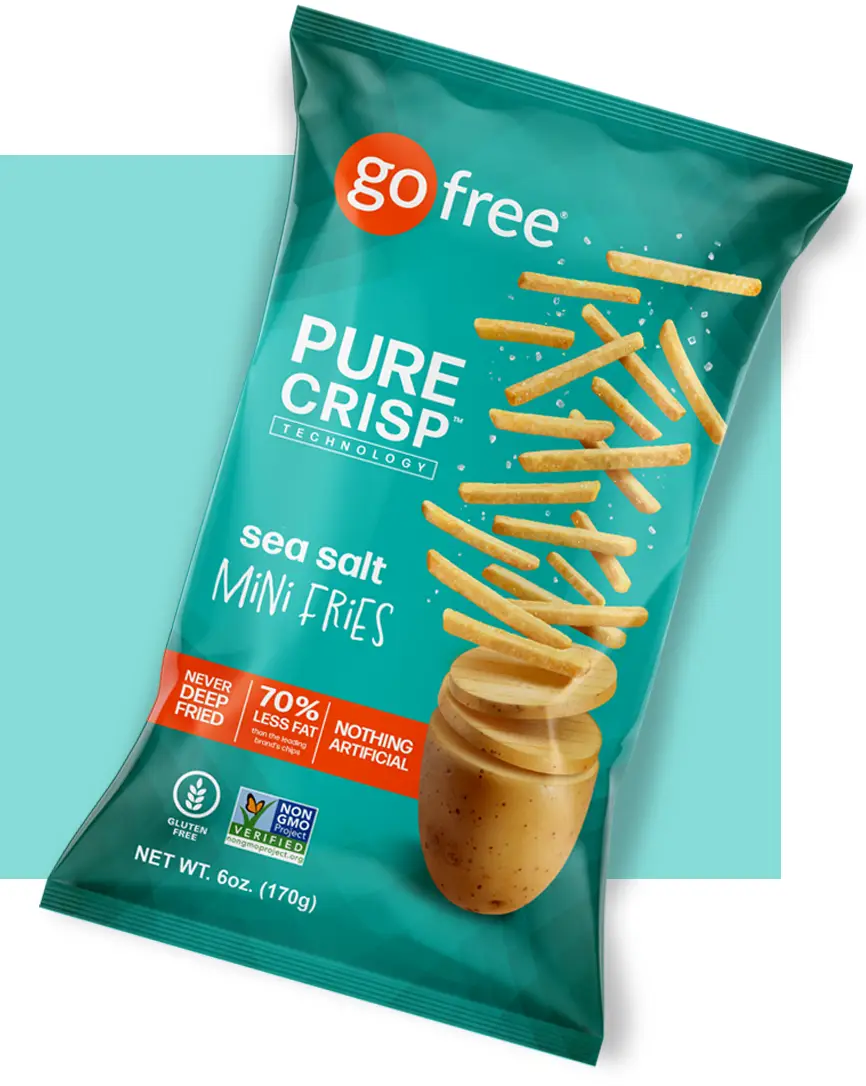 Go Free Pure Crisp Technology Sea Salt Mini Fries