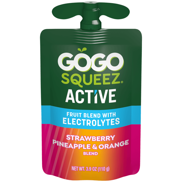 Gogo Squeez Active Fruit Blend With Electrolytes Strawberry Pineapple & Orange Blend