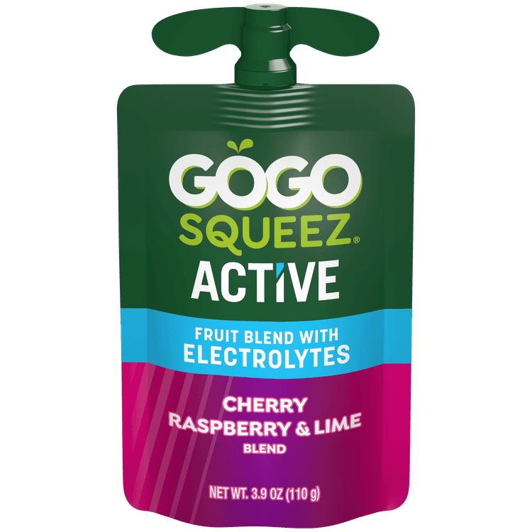 Gogo Squeez Active Cherry Raspberry & Lime Fruit Blend