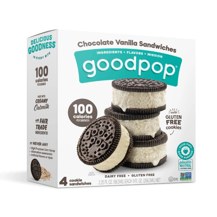 Goodpop Chocolate Vanilla Sandwiches