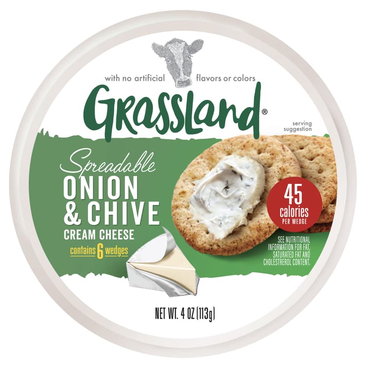 Grassland Spreadable Onion & Chive Cream Cheese
