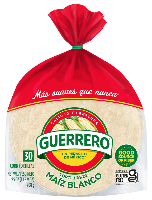 Is it Candida Diet Friendly? Guerrero Tortillas Corn White Maiz Blanco Bag