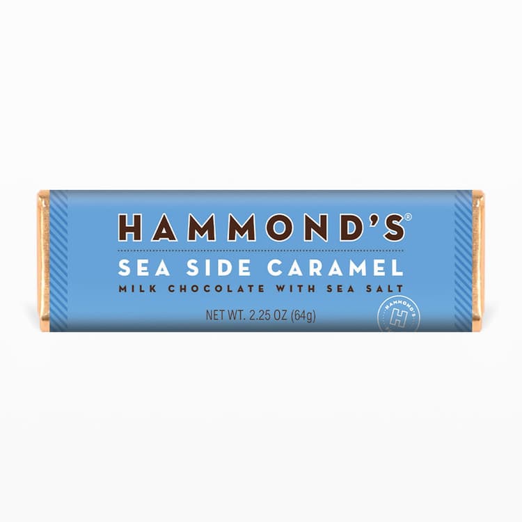 Hammond'S Sea Side Caramel Milk Chocolate Bar With Sea Salt