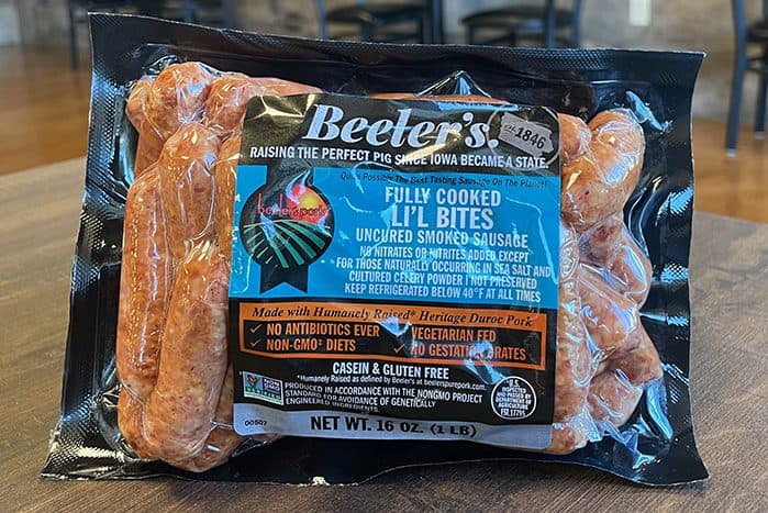 Beeler’S Fully Cooked Li'L Bites Uncured Smoked Sausage
