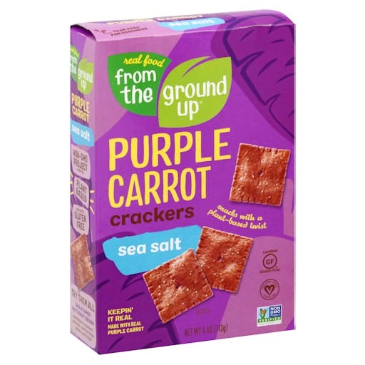 Is it Pescatarian? From The Ground Up Crackers Purple Carrot Sea Salt