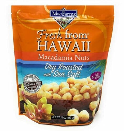 Macfarms Fresh From Hawaii Macadamia Nuts Dry Roasted With Sea Salt