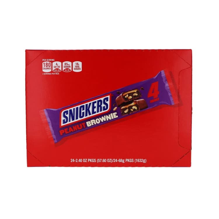 Snickers Peanut Brownie Squares
