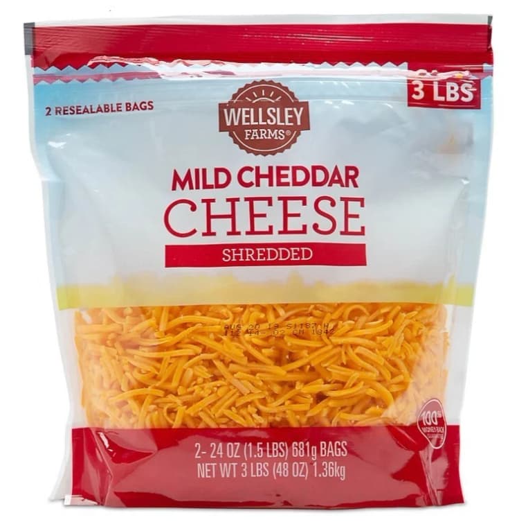 Wellsley Farms Mild Cheddar Shreds