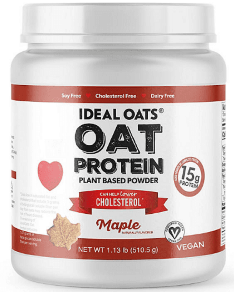 Ideal Oats Oat Protein Plant Based Powder Maple