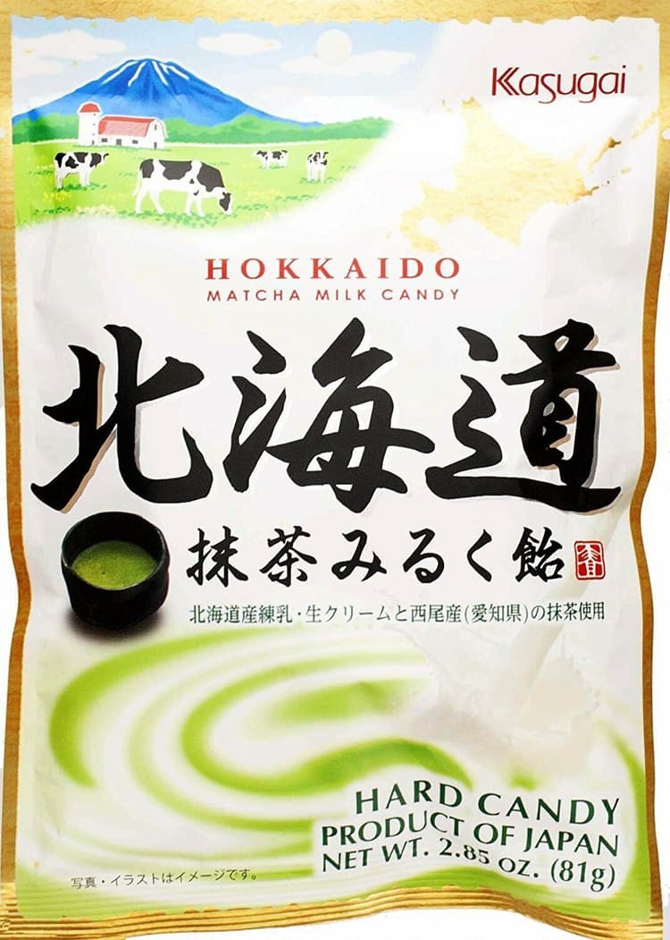 Kasugai Hokkaido Matcha Milk Hard Candy