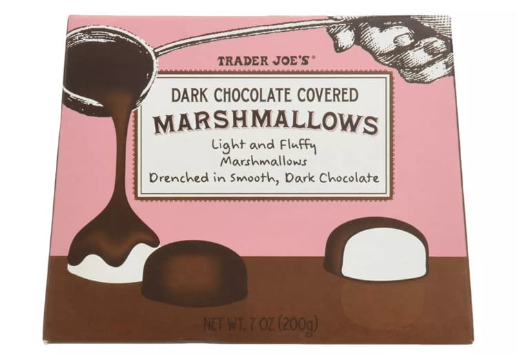 Trader Joe's Dark Chocolate Covered Marshmallows