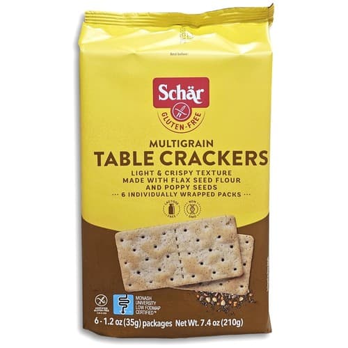 Is it Celery Free? Schär Gluten Free Multigrain Table Crackers