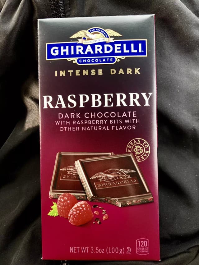 Is it Interstitial Cystitis Friendly? Ghirardelli Intense Dark Raspberry Radiance Chocolate Bar