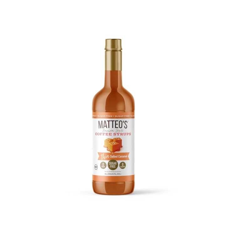 Matteo’S Sugar Free Thin Salted Caramel Barista Style Coffee Syrups