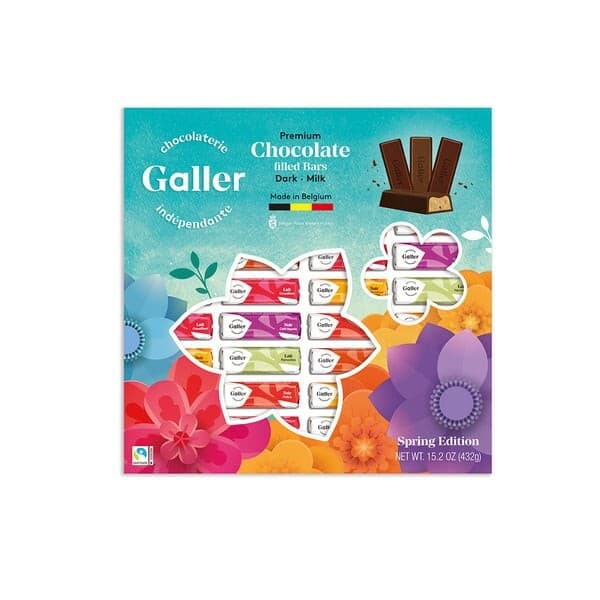 Galler Chocolate Filled Bars Spring Edition