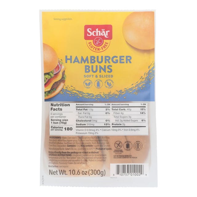 Is it Pescatarian? Schar Hamburger Buns