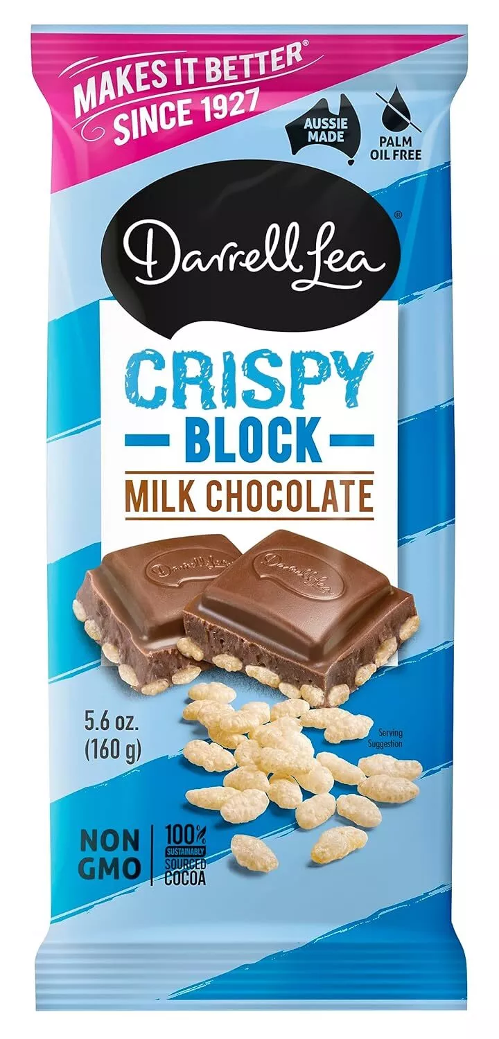 Darrell Lea Crispy Block Milk Chocolate