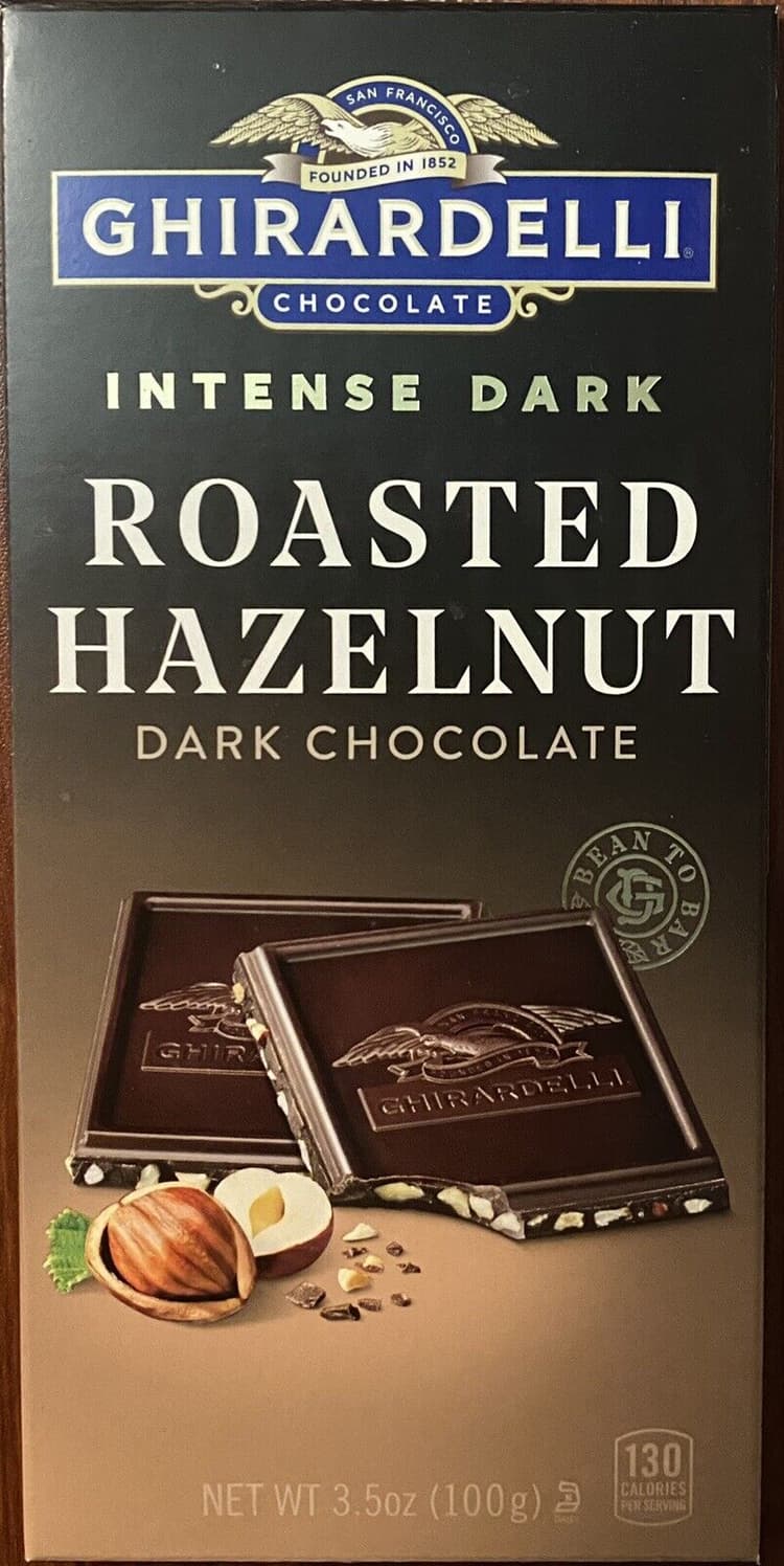 Ghirardelli Intense Dark Roasted Hazelnut Dark Chocolate