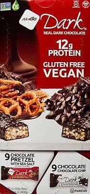 Is it GERD Friendly? Nugo Dark Variety Pack Chocolate Chocolate Chip And Chocolate Pretzel With Sea Salt