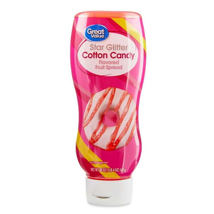 Great Value Star Glitter Cotton Candy Flavored Fruit Spread