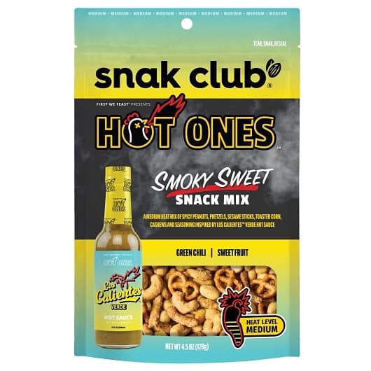 Snak Club Hot Ones Smoky Sweet Snack Mix, Medium