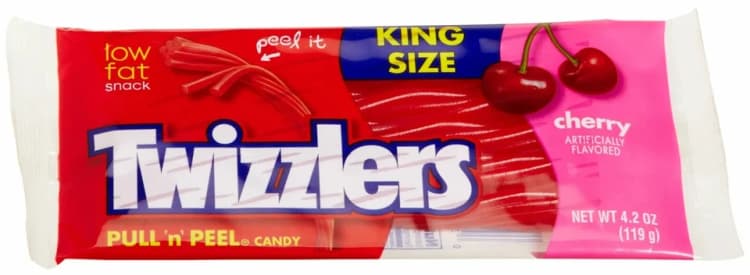 Twizzlers Pull 'N' Peel Candy, Cherry