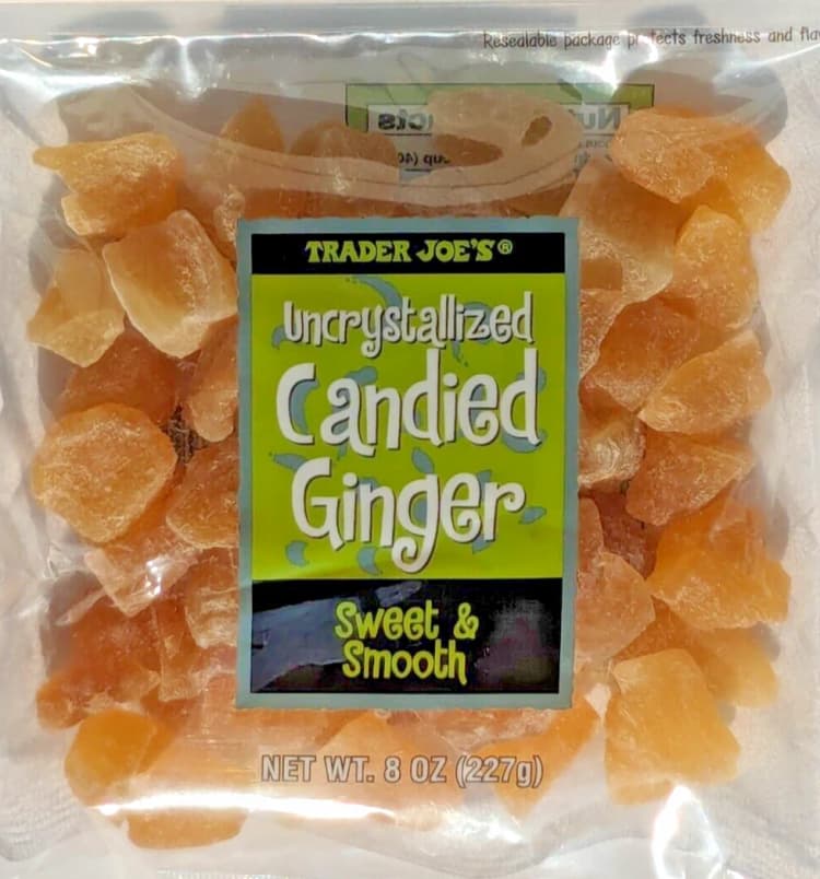 Trader Joe'S Uncrystallized Candied Ginger Sweet & Smooth