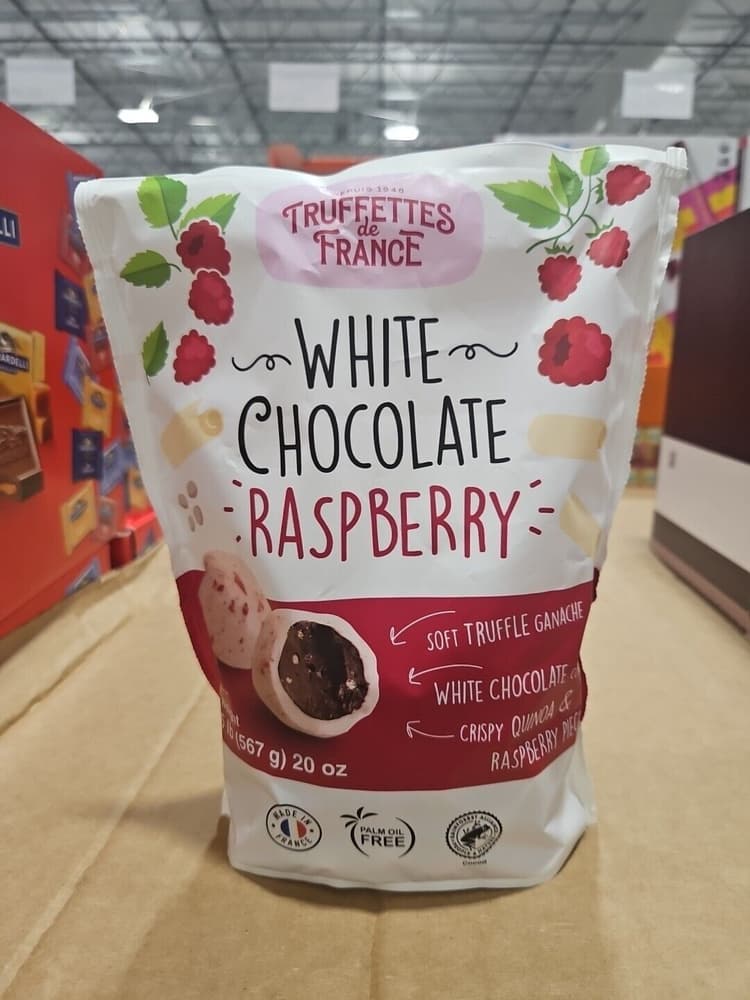 Truffettes De France White Chocolate Raspberry Bites