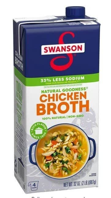 Swanson 33% Less Sodium Chicken Broth