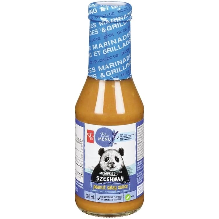 President'S Choice Blue Menu Memories Of Szechwan Mild Peanut Satay Sauce