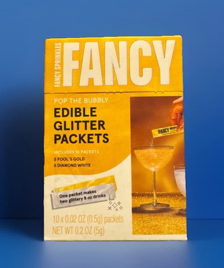 Fancy Sprinkles Pop The Bubbly Edible Glitter