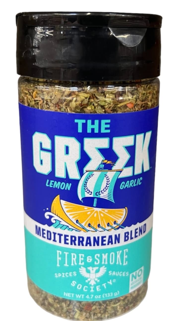 Fire & Smoke Spices Sauces Society The Greek Lemon Garlic Mediterranean Blend